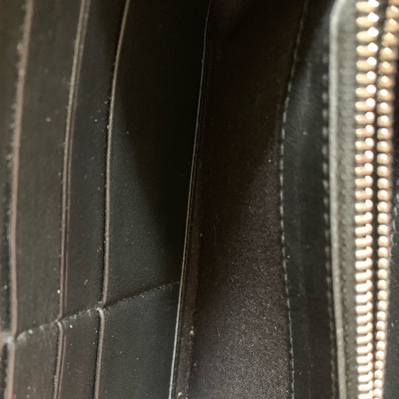 Balenciaga All Over Logo Wallet for Women in Black - Picture 4 of 8